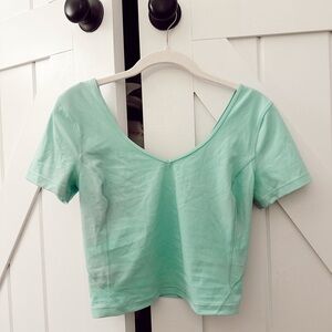 Mint Green Lululemon Align Tee